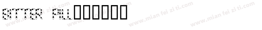 bitter pill字体转换